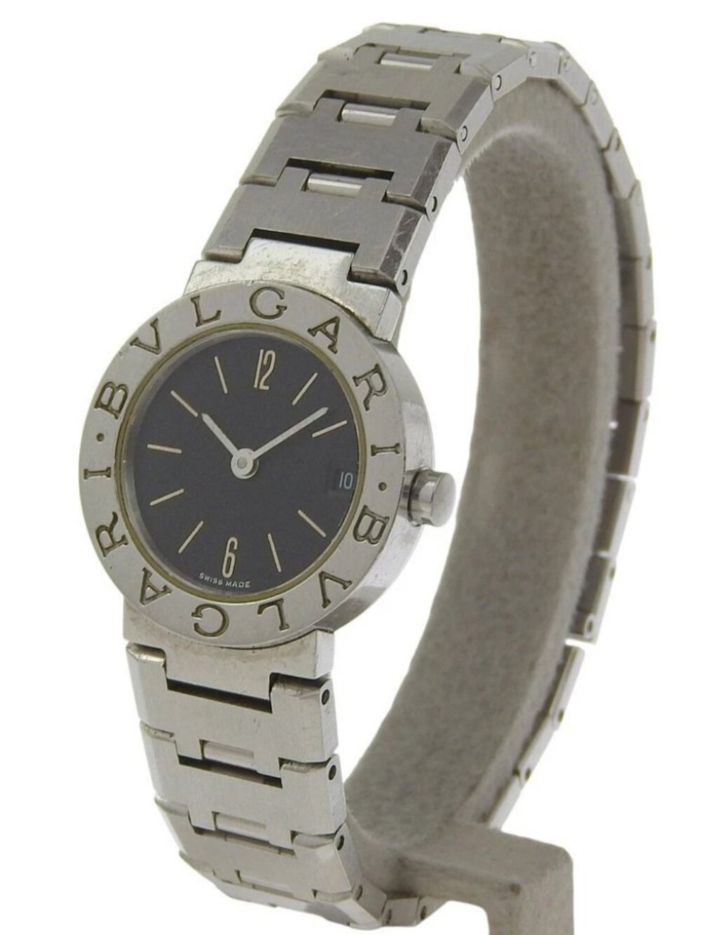 BVLGARI Bvlgari Bvlgari Watches BB23Stainless Steel blackDial Stainless St...